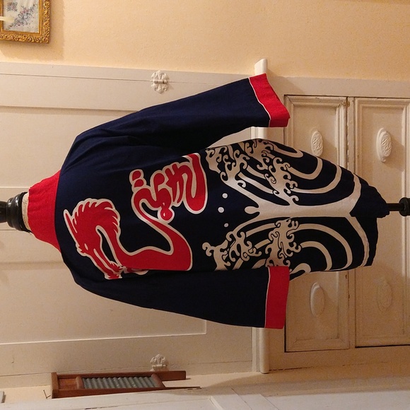 Blue, red and white kimono/gee - Picture 3 of 8